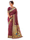 Vasthrlay Weaving Paithani Unstitched Teal Saree