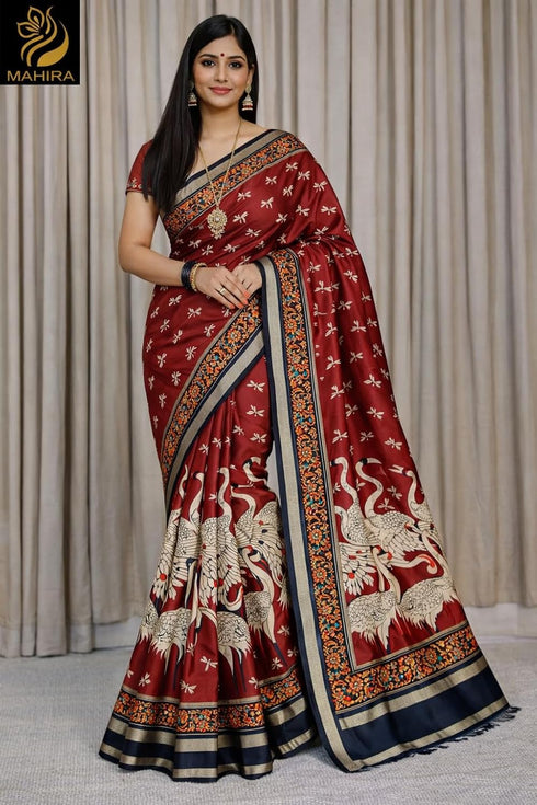 Vasthrlay Printed Lightweight Traditional