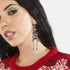 Skull Dangle Earrings Halloween