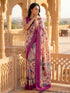 Vasthrlay Banglori Printed Dusty Saree