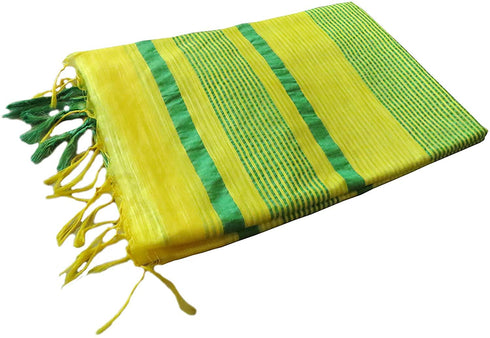 Vasthrlay Handloom Bhagalpuri Blouse Yellow