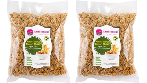 Ammi Samayal Wheat Flakes | Whole Grain Crunchie Corn Flakes 500gm
