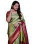 Vasthrlay Banarasi Unstitched Saree