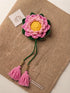 Handmade Crochet Lotus Bag Charm
