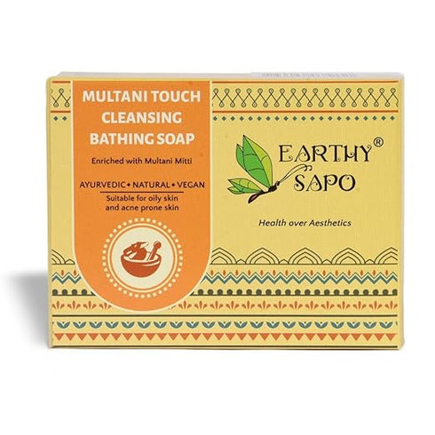 Earthy Sapo Handmade Multani Touch Cleansing Bathing Soap