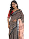 Vasthrlay Womens Printed Unstitched Dark Green Saree