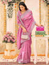 Vasthrlay Scalloped Embroidery Mustard Mustard Yellow Saree