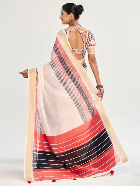 Vasthrlay Printed Unstitched Blouse Ethnic Wear
