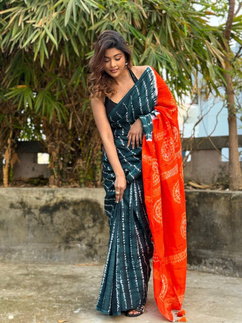 Vasthrlay Tie Dye Printed Lightweight Designer