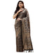Vasthrlay Banarasi Kanjivaram Unstitched Black Saree