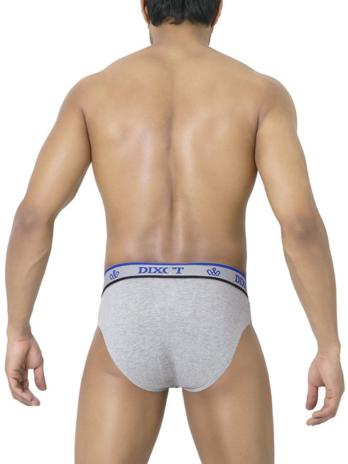 Dixcy Scott Originals Men 100% Combed Cotton with Sweat Absorbent Waistband Brief (Pack of 2)