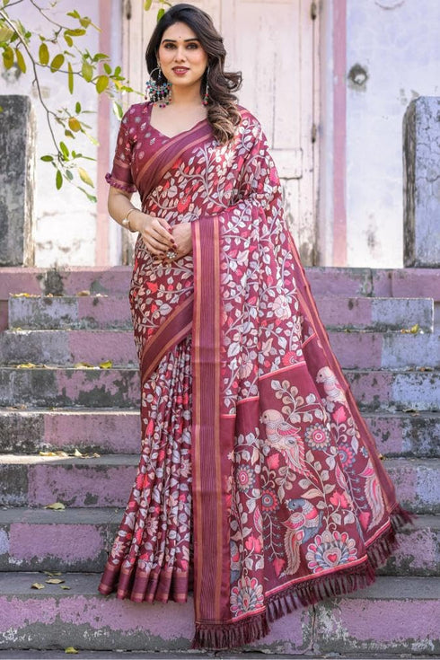 Vasthrlay Cotton Unstitched Blouse Ethnic Wear