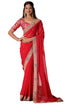 VasthrlayEmbroidered Unstitched Saiyaara Gold Free Ethnic Wear