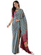 Vasthrlay Printed Tassels Cream Saree