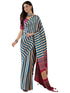 Vasthrlay Printed Tassels Cream Saree