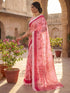 Vasthrlay Chanderi Printed Coffee Saree