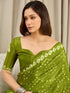 Vasthrlay Bandhani Printed Chiffon Unstitched Ethnic Wear
