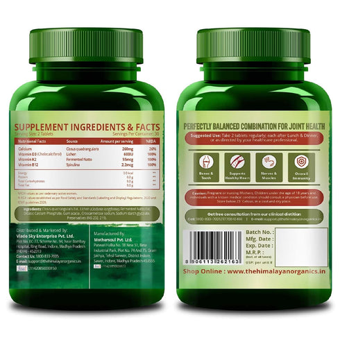 Himalayan Organics Plant Based Calcium Capsules