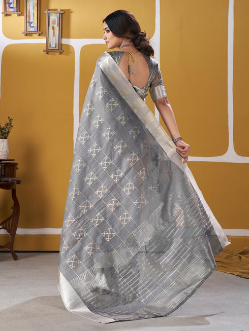 Vasthrlay Geometric Unstitched Designer Sf Ethnic Wear