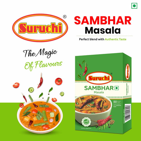 Suruchi Sambhar Masala 50g Authentic South Indian Sambhar