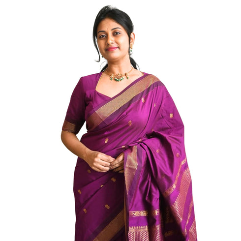 Vasthrlay Kanjivaram Tassels Saree