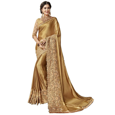 Vasthrlay Lycra Malai Embroidery Ethnic Wear