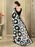 Vasthrlay Printed Off White1 White Saree