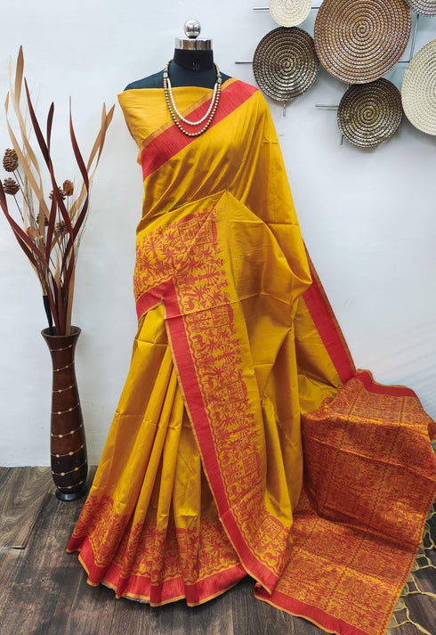 Vasthrlay Tussar Saree Design