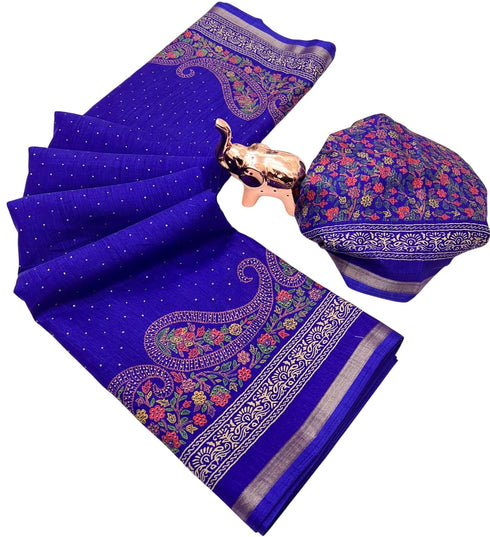 Vasthrlay Kashmiri Print Saree