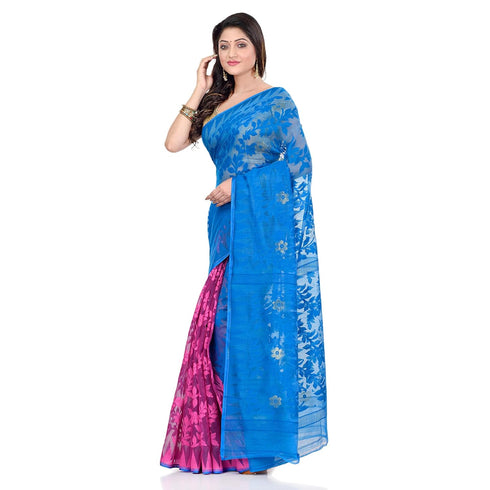 Vasthrlay Bengal Cotton `s Handloom Jamdani