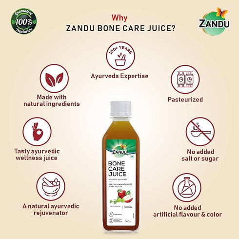 Zandu Bone Care Juice with Seva & Amalaki
