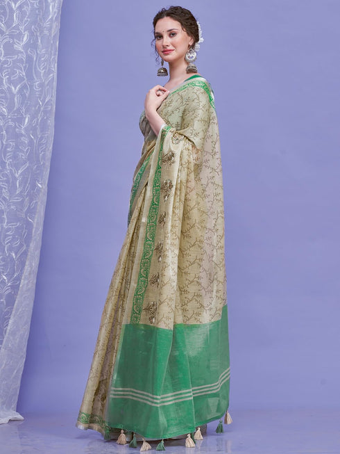 Vasthrlay Printed Unstitched Hs Ethnic Wear