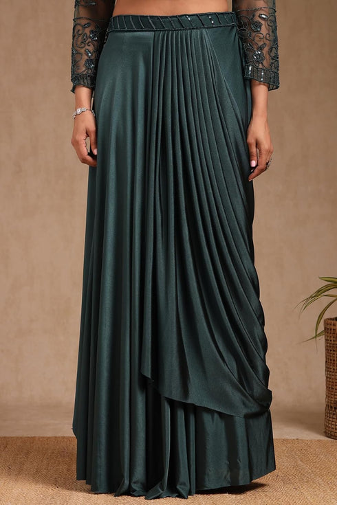 Vasthrlay Green Nylon Sequins