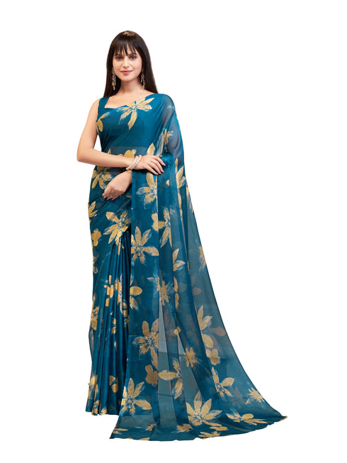 Vasthrlay Chiffon Floral Saree
