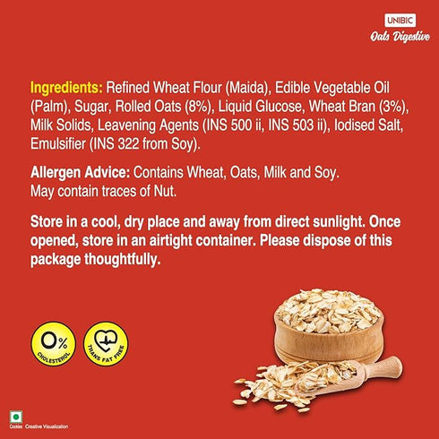 Unibic Foods Oat's Digestive Cookies