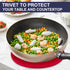 Afrodite 4 Pcs Silicone Trivet Mats| Food Grade Silicone