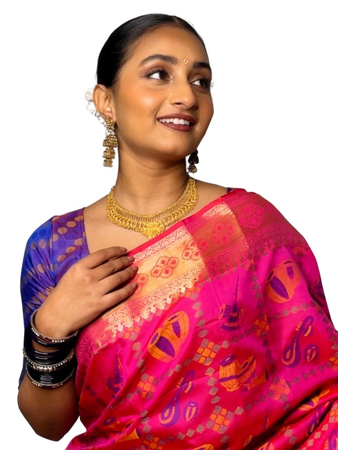 Vasthrlay Banarasi Woven Saree