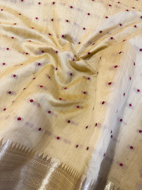 Vasthrlay Tussar Saree Butties