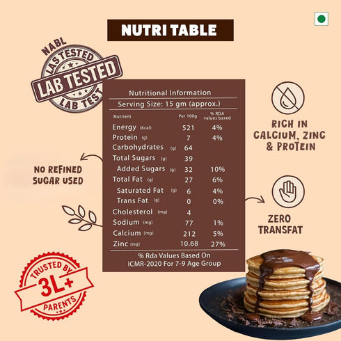 Gladful No Palm Oil Hazelnut Almond Chocolate Spread