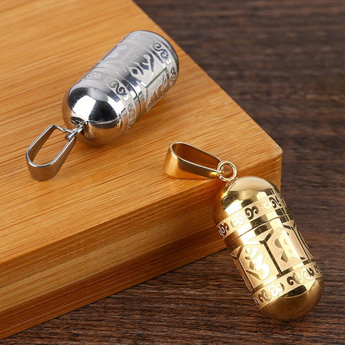 Engraved Openable Creative Perfume Bottle Memorial Urn Pendant Necklace
