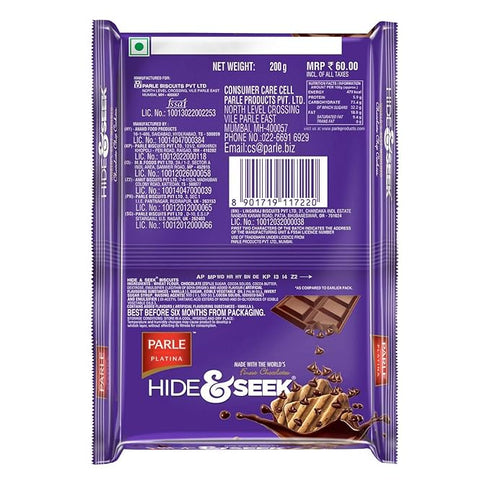 Parle Hide and Seek Chocolate Chip Cookies