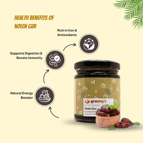 Granny’s G-Bengal Nolen Gur | 100% Pure Date Palm Jaggery