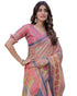 Vasthrlay Handloom Cotton Turquoise Saree