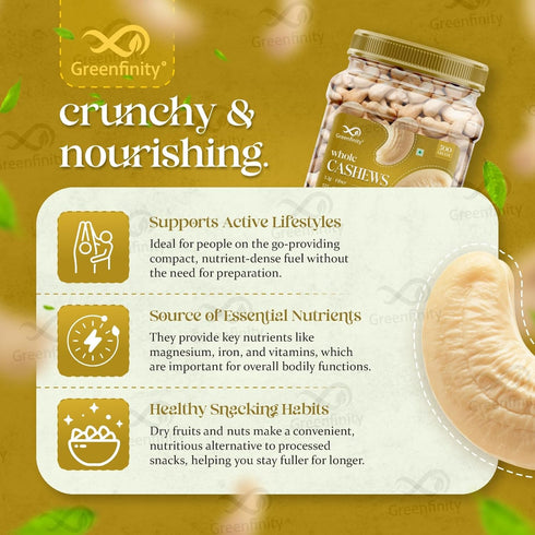 GreenFinity Premium Almonds & Cashews Combo