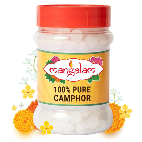 Mangalam Camphor Tablet 100G Jar