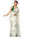 Vasthrlay Blue Unstitched Saree