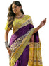 Vasthrlay Printed Yellow Saree