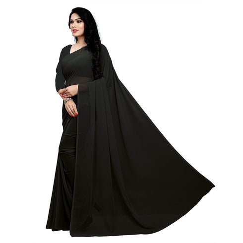 Vasthrlay Georgette Unstitched Saree