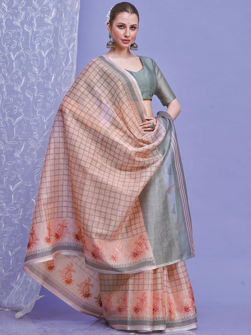Vasthrlay Printed Unstitched Hs Ethnic Wear