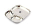 Stainless Steel 3 in 1 Partition Plate Set of 4